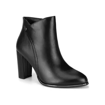 Dámské kozačky MEXX Polokozačky MX/007C-WYL Černá 39