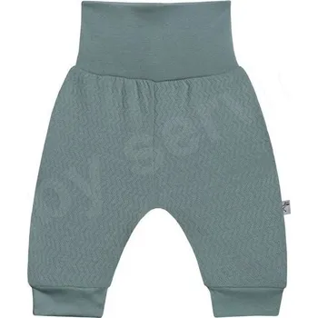 Dupačky Baby Service Tepláčky buggy Vlnky mátová Česká výroba Babyservice Vel. 62