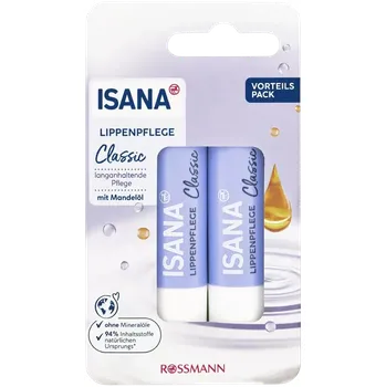 Péče o rty ISANA Balzám na rty Classic duopack 9,6 g