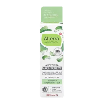Pleťový krém Alterra Naturkosmetik Noční krém Aloe vera 50 ml