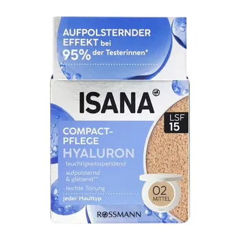 ISANA Tónovací krycí krém v houbičce odstín 02 střední 15 g