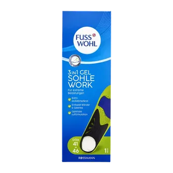 Vložka do bot Fusswohl Gelové vložky do bot 3v1 vel- 41 - 46