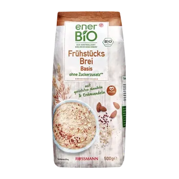 enerBiO Ovesná kaše s mandlemi a plody šáchoru jedlého 500 g