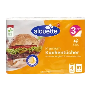 Utěrka alouette Kuchyňské utěrky 3vrstvé 51 útržků 46,92 m