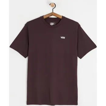 Dámské tričko Vans Left Chest Logo Em (dark port) S, námořnická modrá