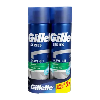 Gillette Zklidňující gel na holení Series Soothing Value Pack 400 ml
