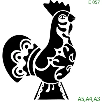 Šablona E 057 - A5 , Nelepící folie