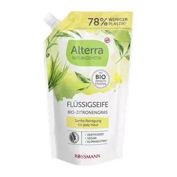 Mýdlo Alterra Naturkosmetik Tekuté mýdlo na ruce citronová tráva náhradní náplň 500 ml
