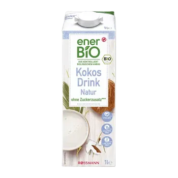 Rostlinné mléko enerBiO Kokosový nápoj 1 l