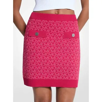 Dámské šaty Michael Kors dámská sukně Logo Jacquard růžová S