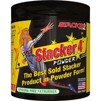 Spalovač tuku Stacker2 Europe Stacker 4 Powder - 150 g Příchuť: Lemon-Lime
