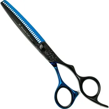Kadeřnické nůžky Efilační nůžky MR. MUSTACHE Craft Black-Blue 6,0"