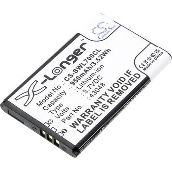 Baterie pro mobilní telefon Baterie Cameron Sino CS-SWL700CL, Li-Ion, 950