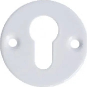 Dveřní kování Rozeta vložková bílá / pár