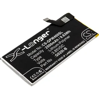 Baterie pro mobilní telefon Baterie Cameron Sino CS-GPW400SL, Li-Polymer, 2500