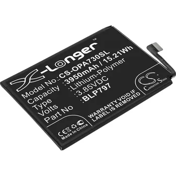 Baterie pro mobilní telefon Baterie Cameron Sino CS-OPA730SL, Li-Polymer, 3950