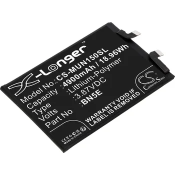 Baterie pro mobilní telefon Baterie Cameron Sino CS-MUN150SL, Li-Polymer, 4900