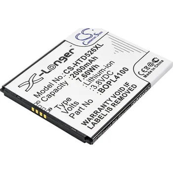 Baterie pro mobilní telefon Baterie Cameron Sino CS-HTD526XL, Li-Ion, 2000