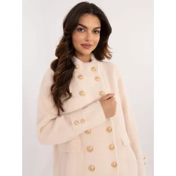 Kabát MBM PL 4033.13X světle béžový jedna velikost