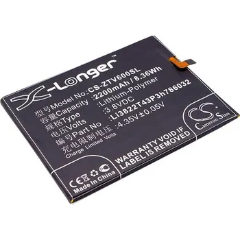 Baterie pro mobilní telefon Baterie Cameron Sino CS-ZTV600SL, Li-Polymer, 2200