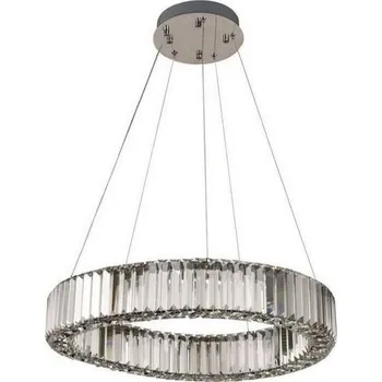 LED Stmívatelný lustr na lanku LED/40W/230V 3000-6500K chrom + dálkové ovládání