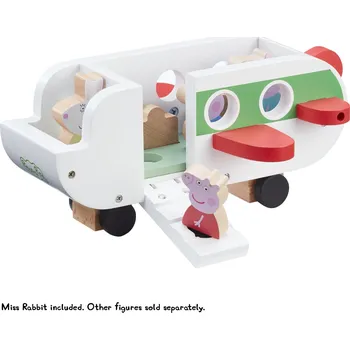 Figurka Set figurek a příslušenství Prasátko Peppa dřevěný tryskáč + figurka paní Králíkové