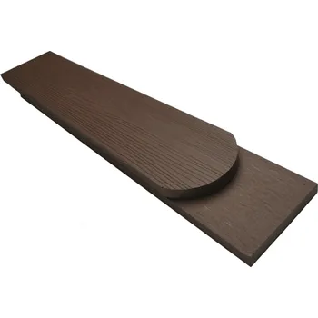 Příslušenství pro plot WPC dřevo plastová plotovka 1000x100x13mm - colorado brown (Plastové plotovky)