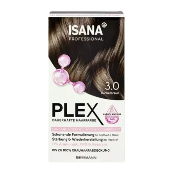 Barva na vlasy ISANA Professional Barva na vlasy Plex 30 tmavě hnědá