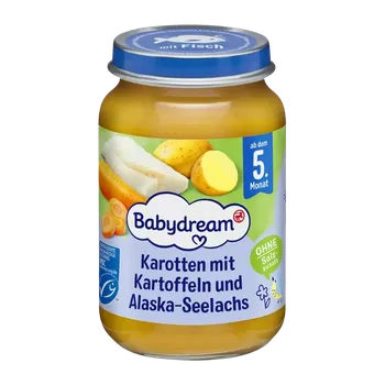 Babydream Příkrm aljašská treska s mrkví a bramborem 190 g