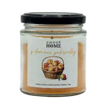 Svíčka Sweet Home Vonná svíčka z domácí zahrádky Broskev