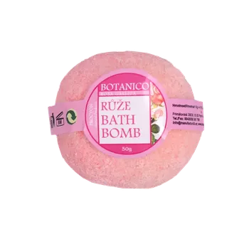 Koupelová pěna Botanico Bomba do koupele s vůní růží 50 g