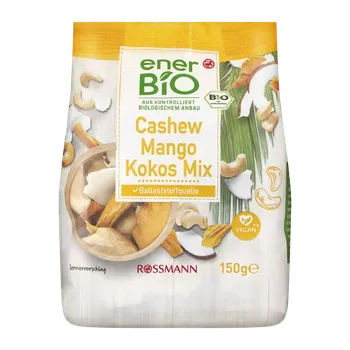 enerBiO Směs kešu, manga a kokosu 150 g