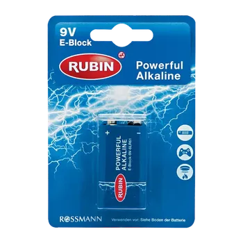 Článková baterie RUBIN Baterie 6LF22 9V