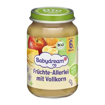 Babydream BIO ovocné pyré jablko, banán a mango 190 g