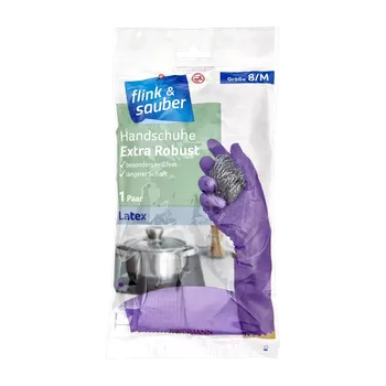 Rukavice flink & sauber Gumové rukavice vel. M