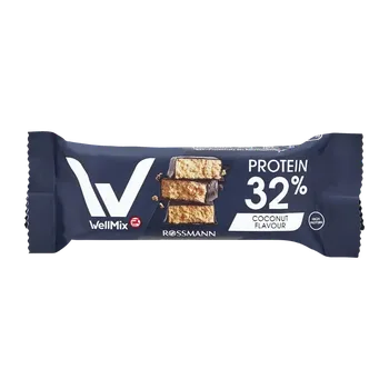 WellMix Proteinová tyčinka v čokoládě s příchutí kokosu 35 g