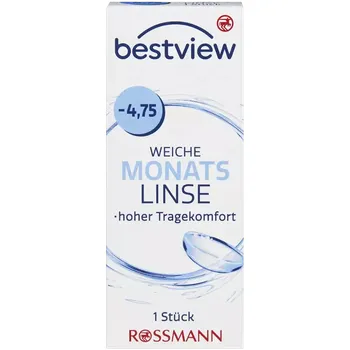 Kontaktní čočky Best View Měsíční kontaktní čočky -4,75
