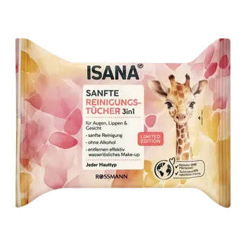 Hygienický ubrousek ISANA Čisticí vlhčené ubrousky 3v1 25 ks