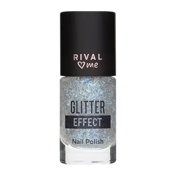 Přípravek na nehty RIVAL Loves Me Lak na nehty Glitter Effect 03 Fairytale 9 ml
