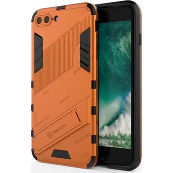 Pouzdro na mobilní telefon Odolný ochranný kryt se stojánkem pro iPhone 7 Plus / 8 Plus - oranžový