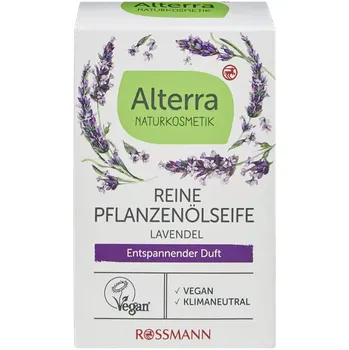 Mýdlo Alterra Naturkosmetik Mýdlo z rostlinných olejů Levandule 100 g