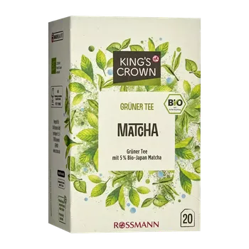 Čaj King's Crown BIO zelený matcha čaj 30 g