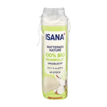 Kosmetický tampón ISANA Vatové tampony 100% BIO bavlna 60 ks