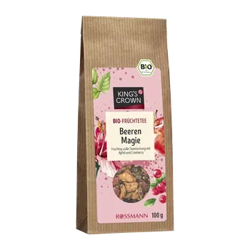 Čaj King's Crown BIO ovocný čaj s jablky, ibiškem a klikvou 100 g