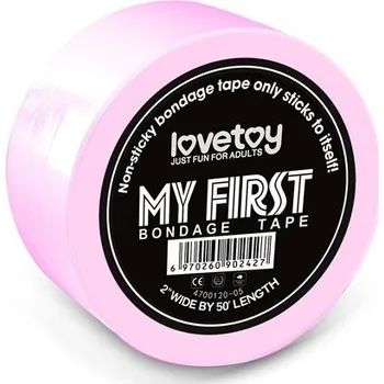 Páska Lovetoy BONDAGE TAPE starorůžová | Lovetoy