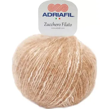 Příze Adriafil Zucchero Filato 28 Oříšková (Přírodní příze Zucchero Filato Sabbia)