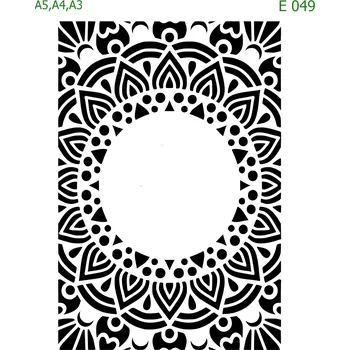 Šablona E 049 - A3 , Nelepící folie