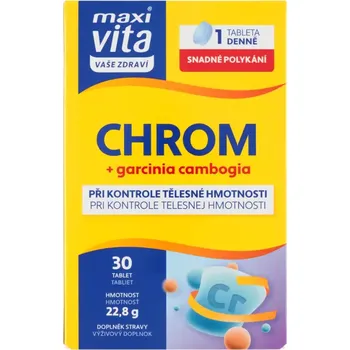 Maxi Vita Chrom + Garcinia cambogia, doplněk stravy 30 ks