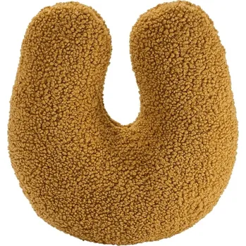 Polštář Hnědý dětský pohovkový polštář z textilie bouclé U – Wigiwama ID_1787246