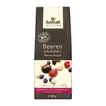 Sušená potravina Alnatura Lyofilizované ovoce v čokoládě 85 g